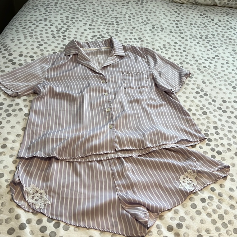 Shady Lady Lavender Pajama Set